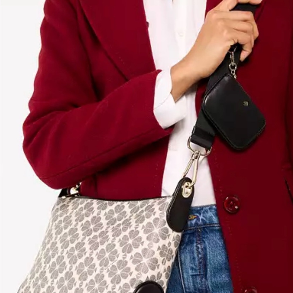Kate Spade crossbody Multi Black Clover Print Women's 👜